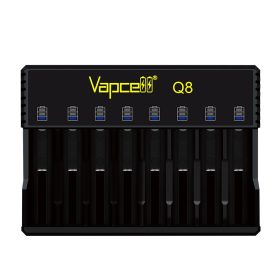 Vapcell Q8 intelligens akkutöltő