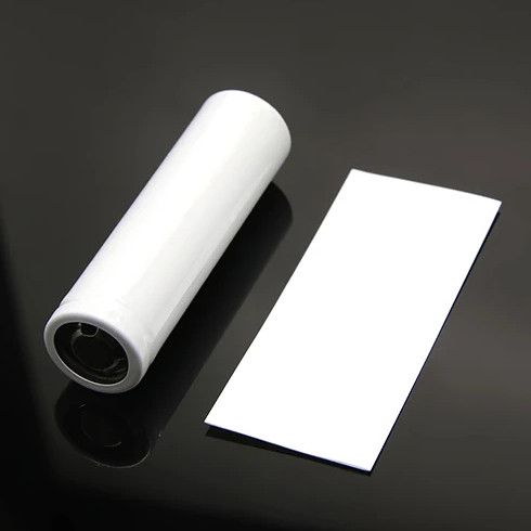 Heat shrink for 21700 battery cells (100 pcs, white)